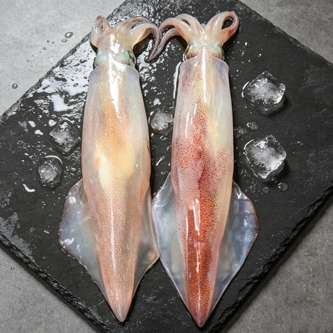 Frozen Whole Raw Squid