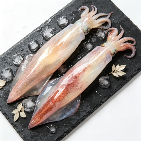 Frozen Whole Raw Squid